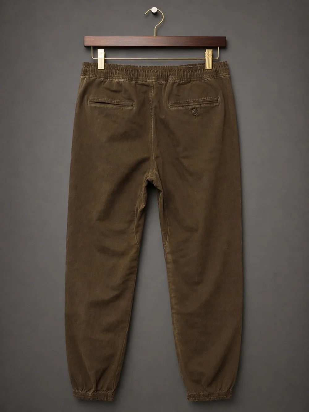 Charles and a Half Brown Jogger Pants Size L Stretch Elastic Waist Mens / Unisex